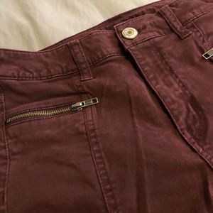 Burgundy detailed paints